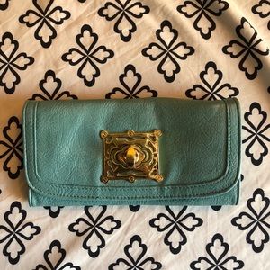 Turquoise wallet